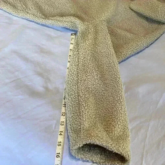 Faux Shearling Lucky Brand Woman’s Jacket, Shacket, Size Large.  NWOT - Picture 11 of 11